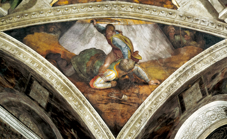  米开朗基罗·博那罗蒂 Michelangelo di Lodovico Buonarroti Simoni——大卫和歌利亚